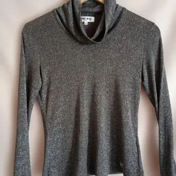 HANAEMORI Deux 터틀넥 긴팔 티셔츠 M 라메