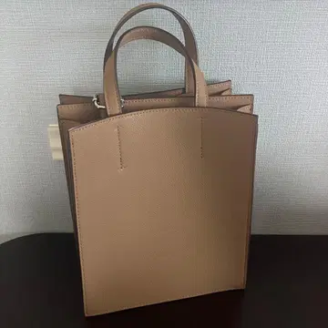 베이지 가죽풍 2way 백 유니클로