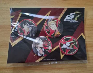 페르소나 5 더 로얄 캔뱃지 4개 세트 A