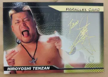 신일본 프로레슬링 ] 텐잔 코키치 금박 사인 카드