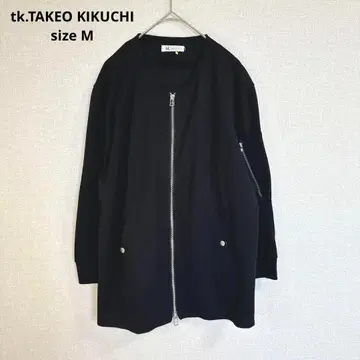 [ 다케오 키쿠치 ] 점퍼 블루종 남성용 캐주얼 블랙 심플 M