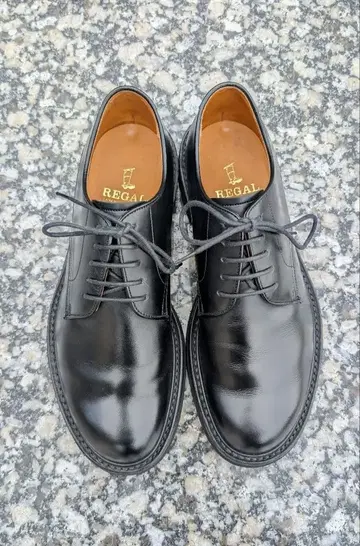 REGAL JN01 플레인토 블랙 24.5EEE