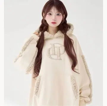 다리치 DD 보아 후드티 아이보리