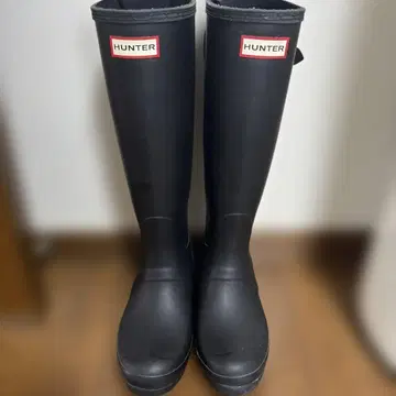 HUNTER 헌터 롱 레인부츠 23cm