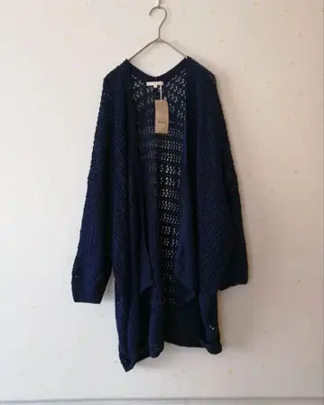 스튜디오 클립 새상품 시스루 니트 가디건