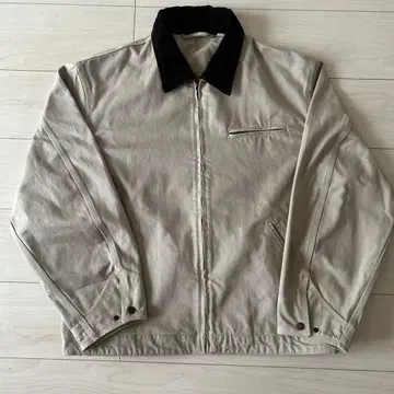 GU 워시드 코튼 워크 자켓