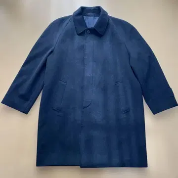 블랙 스텐카라 코트 캐시미어 혼방 LL XL 비즈니스 미들 기장