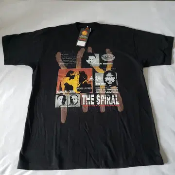 구하기 어려움 신일본 프로레슬링 THE SPIRAL 프로레슬링 T셔츠