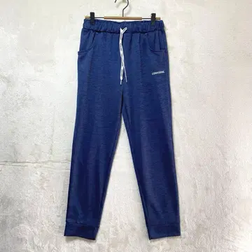 새상품급 CONVERSE/조거 팬츠 저지/M/로고 마크 블루