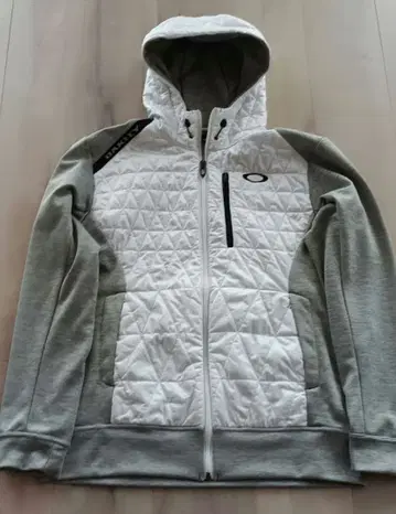 OAKLEY 후드 부착 후드티 화이트/그레이