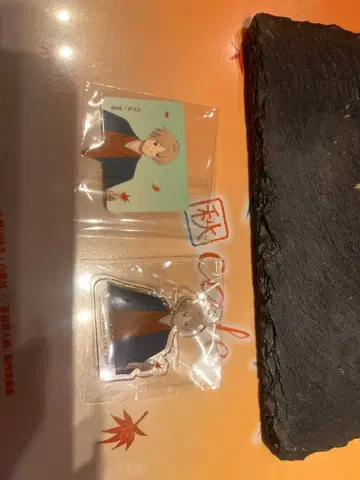 나츠메 우인장 and GALLERY 나츠메 타카시 수베니어 키링 세트 2