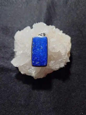 라피스라줄리 직사각형 참 실버 925