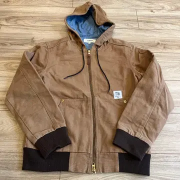 TOMMY 후드 부착 브라운 자켓 S