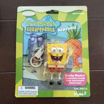 스펀지밥 SpongeBob 스퀴즈 키링 블리스터 팩