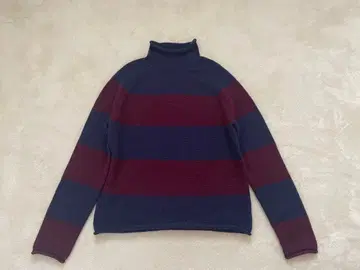 구제 의류 JAM TRADING 네이비와 버건디 스웨터 잼 트레이딩