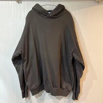 CITEN 다크 브라운 오버 사이즈 후드티