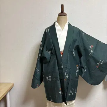 겉옷 기모노 순수 실크