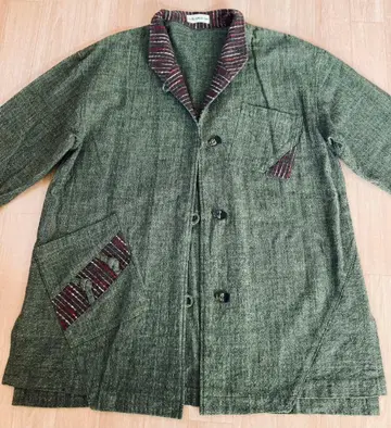 손으로 꼰 핸드메이드 구루메카스리 손으로 짠 겉옷 자켓