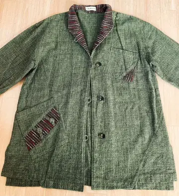 손으로 꼰 핸드메이드 구루메카스리 손으로 짠 겉옷 자켓