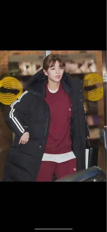 JNSS 버건디 크루넥 트레이닝복 L