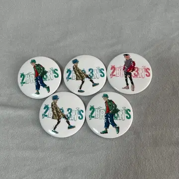 2BRO 삼인칭 콜라보 캔뱃지 5개 세트