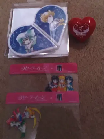 세일러문 클리어 카드 포함 우라누스&넵튠 거울 반지 라이트