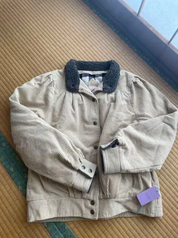 충전솜 코듀로이 블루종