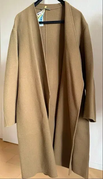 ADAM ET ROPE 울 롱 코트 브라운