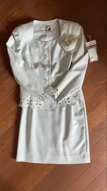 민트 그린 수트 포멀 세트