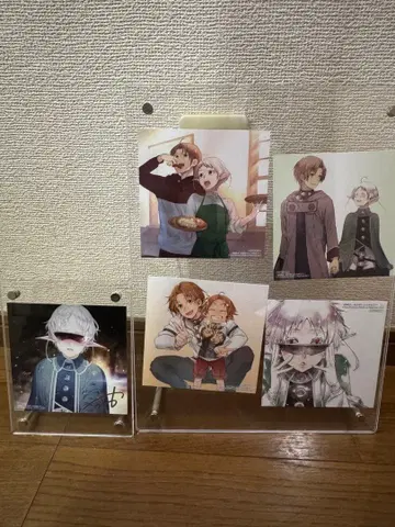 무직전생 미니 색지 세트 사인 포함