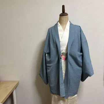 겉옷 기모노 순수 실크
