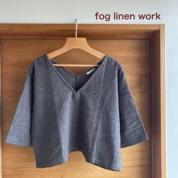 포그린워크 울린넨 풀오버 다크 그레이