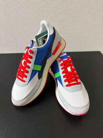 Puma 스니커즈 화이트/블루/레드/그린