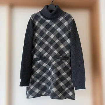 닥스 그레이 터틀넥 니트 양모 캐시미어 L 사이즈