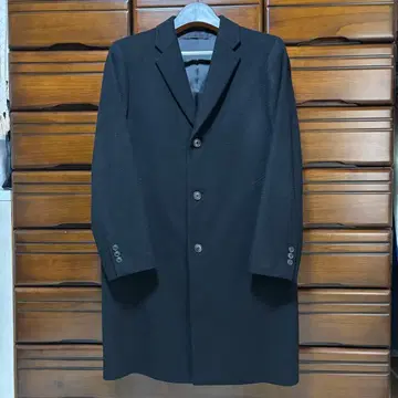 UNIQLO 유니클로 울 캐시미어 체스터 코트 울 캐시미어 블랙