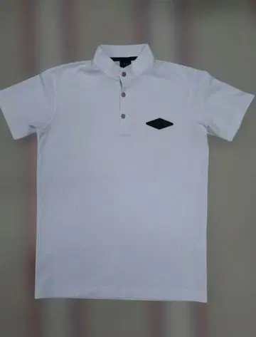 HERG1 화이트 피케 셔츠 골프웨어