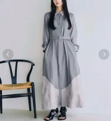 [ HARE ] 이소자이 절개 시어 원피스