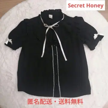 [ 새상품급 익명 배송 무료배송 ] 시크릿 허니 블랙 반팔 셔츠