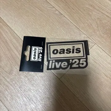 oasis 스티커 Live'25 ( Black )