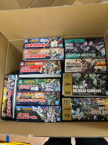 건담 프라모델 미조립품 묶음 판매