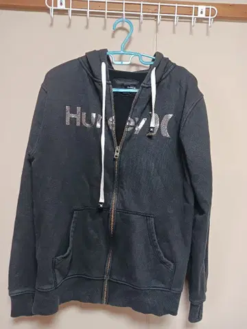 Hurley 다크 그레이 후드 후드티