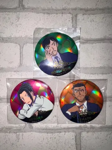 명탐정 코난 트레이딩 홀로그램 캔뱃지 나가이치 모로후시 야마토 우에하라