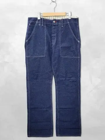 아나크로노옴 스트레이트 베이커 데님 팬츠 36 INDIGO