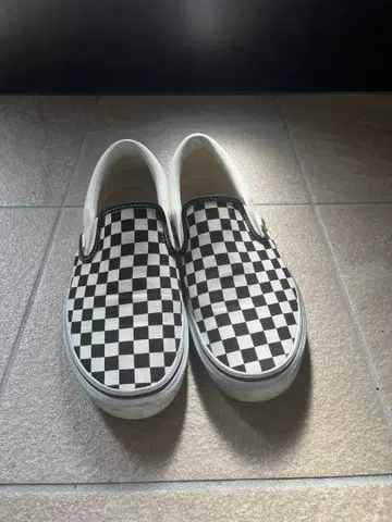Vans 체크 무늬 슬립온