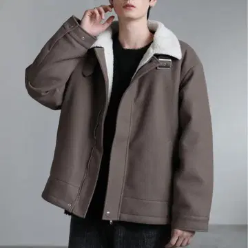 아스트로노미 빅 실루엣 보아 안감 멜톤 2way 숏 블루종