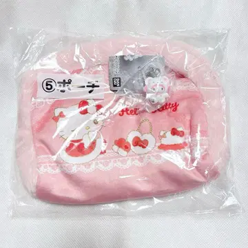 헬로키티 뽑기 파우치 포근포근 스노우 메지루시 액세서리 마이멜로디