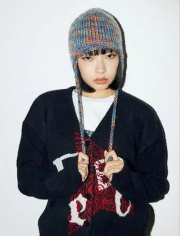 FINGER PRINT LOOSE 가디건