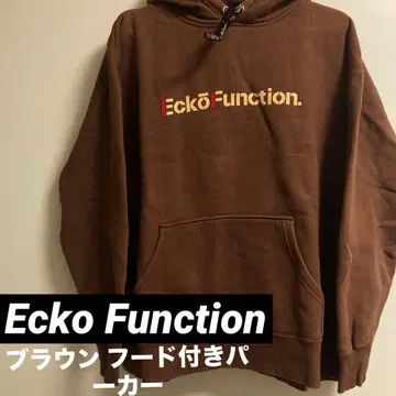 Ecko Function 브라운 후드 부착 후드티