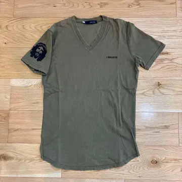 DSQUARED2 올리브 V넥 T셔츠 M