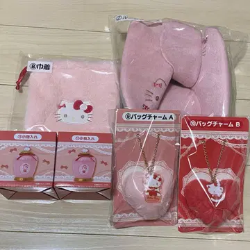 헬로키티 뽑기 룸슈즈 복조리 백참 소품함